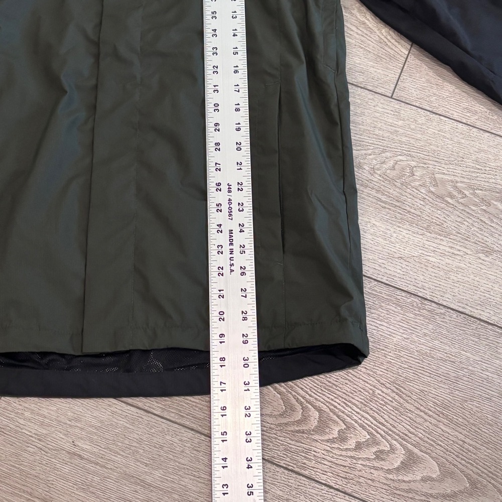 Dixxon Jacket Mens Large Green Black Hooded Windb… - image 5